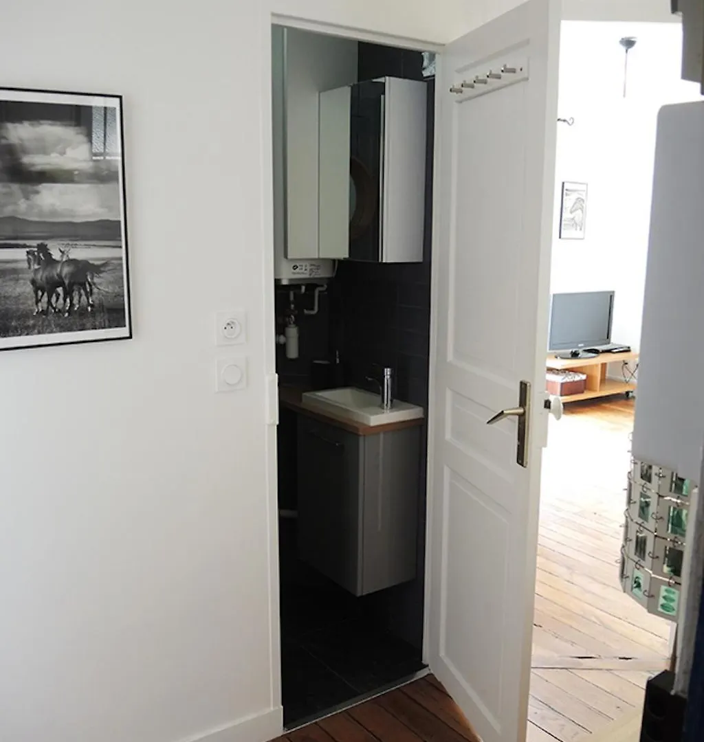 Private With Bathroom In Sunny Flat Paris